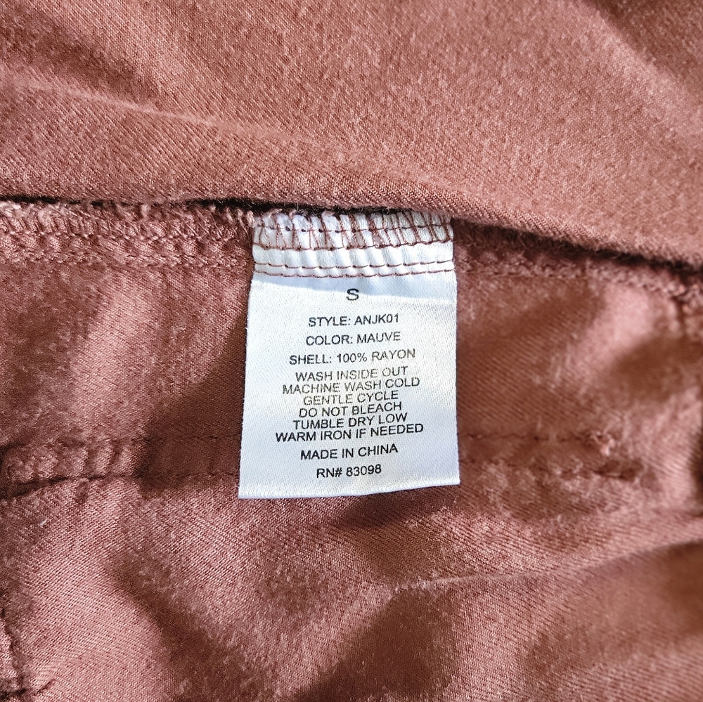 Ci Sono Women's Dusty Rose Utility Jacket‎ - Picture 9 of 9